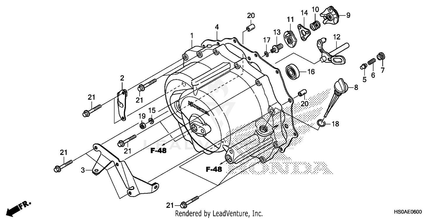 FRONT CRANKCASE COVER (1)