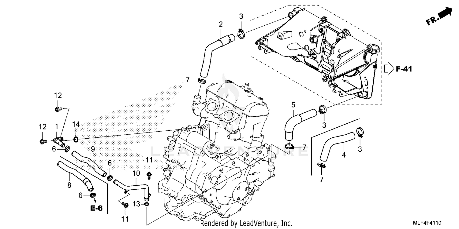 RADIATOR HOSE@WATER PIPE