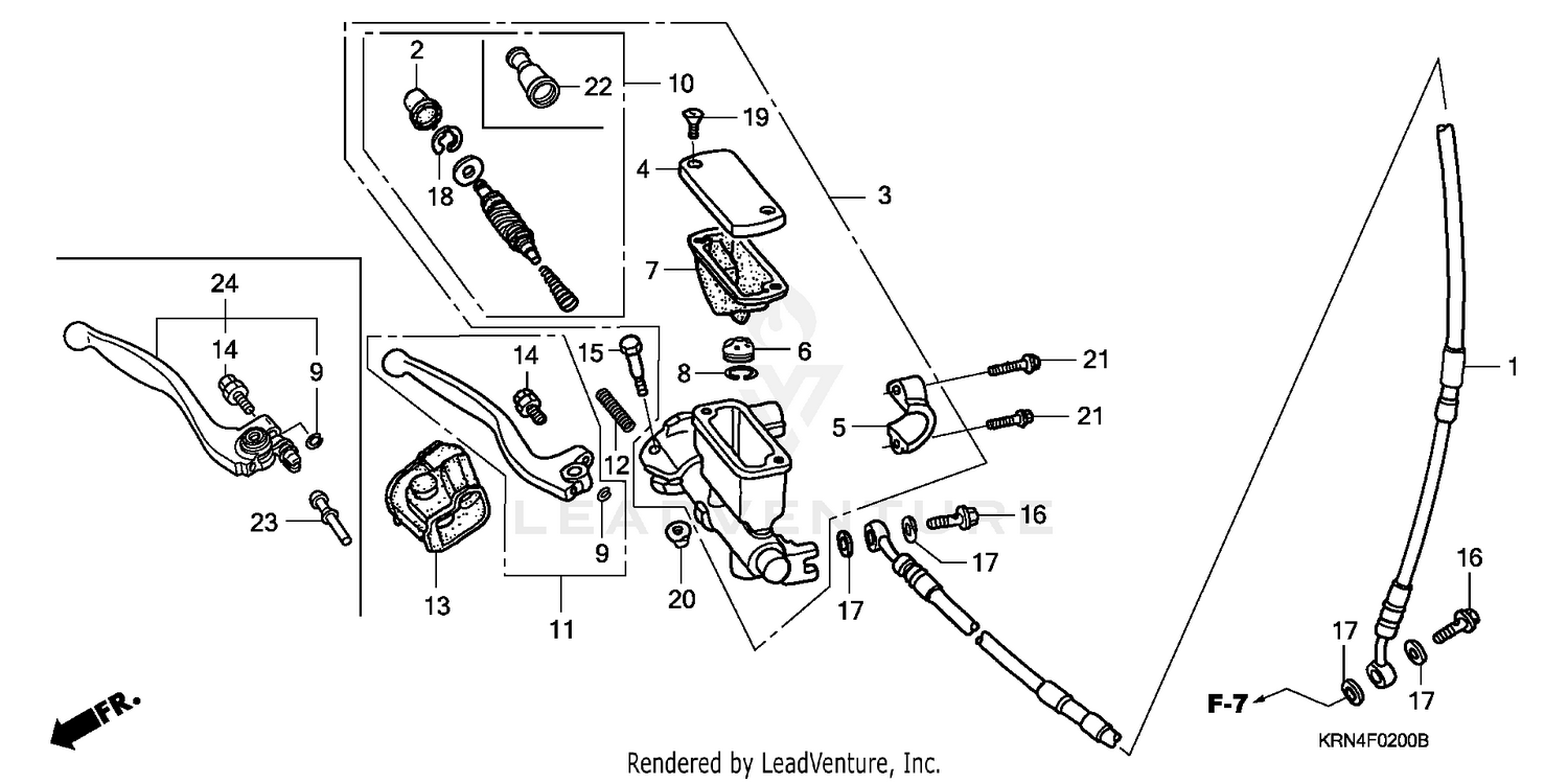 FRONT BRAKE MASTER CYLINDER