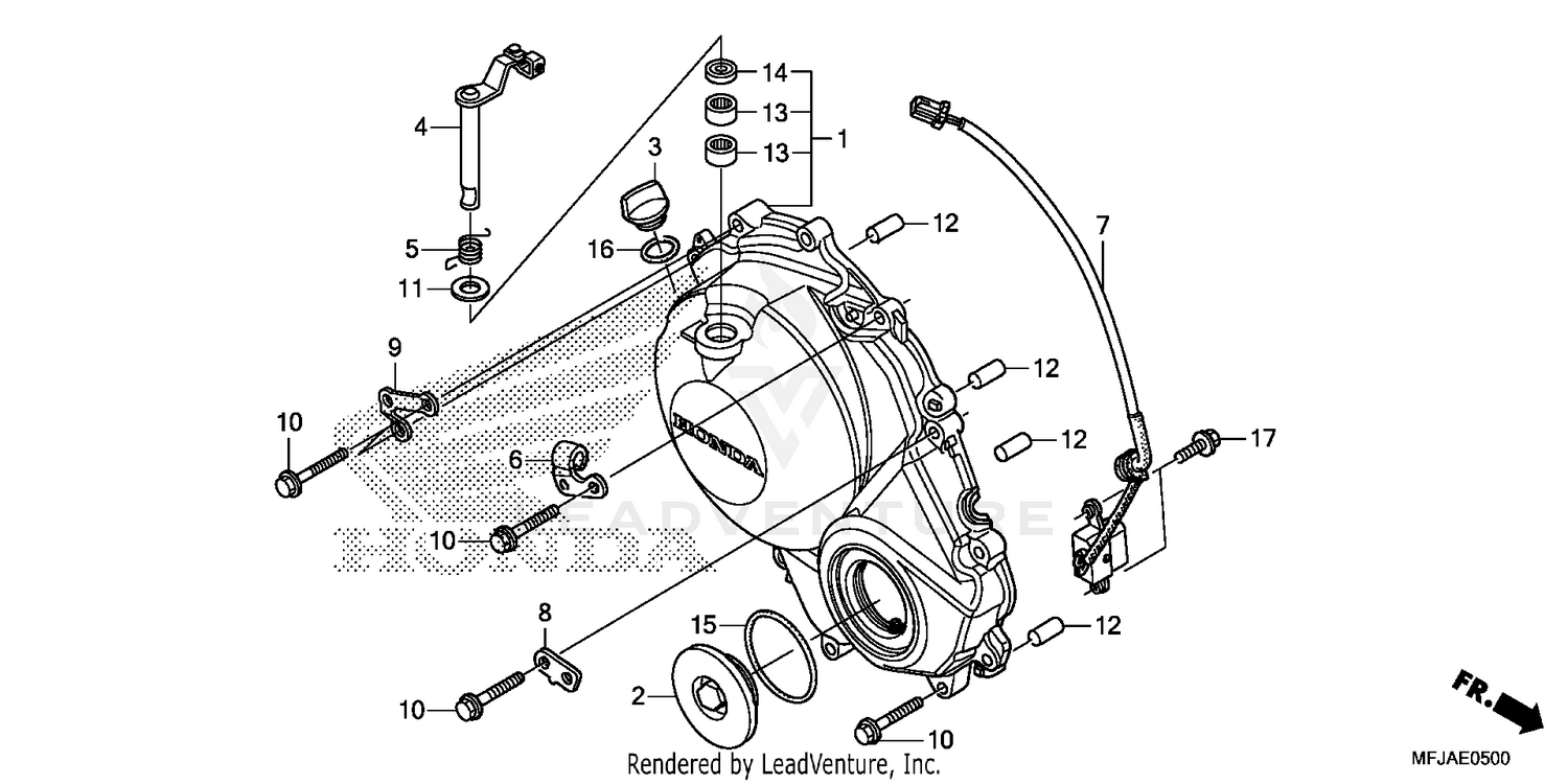 RIGHT CRANKCASE COVER