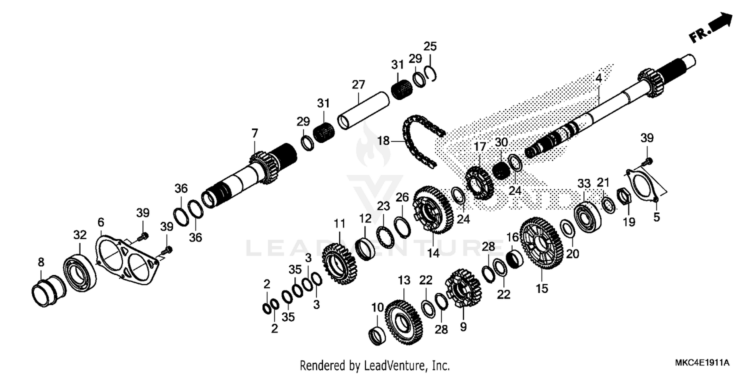 TRANSMISSION (MAINSHAFT) (DCT)