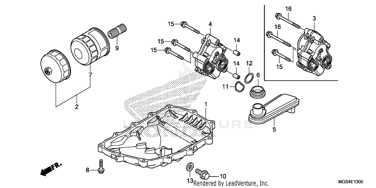OIL PAN@OIL PUMP