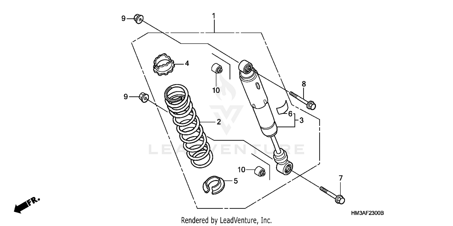 REAR SHOCK ABSORBER