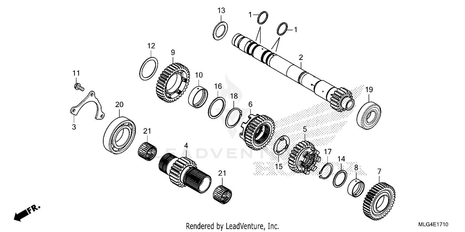 TRANSMISSION (MAINSHAFT) (DCT)