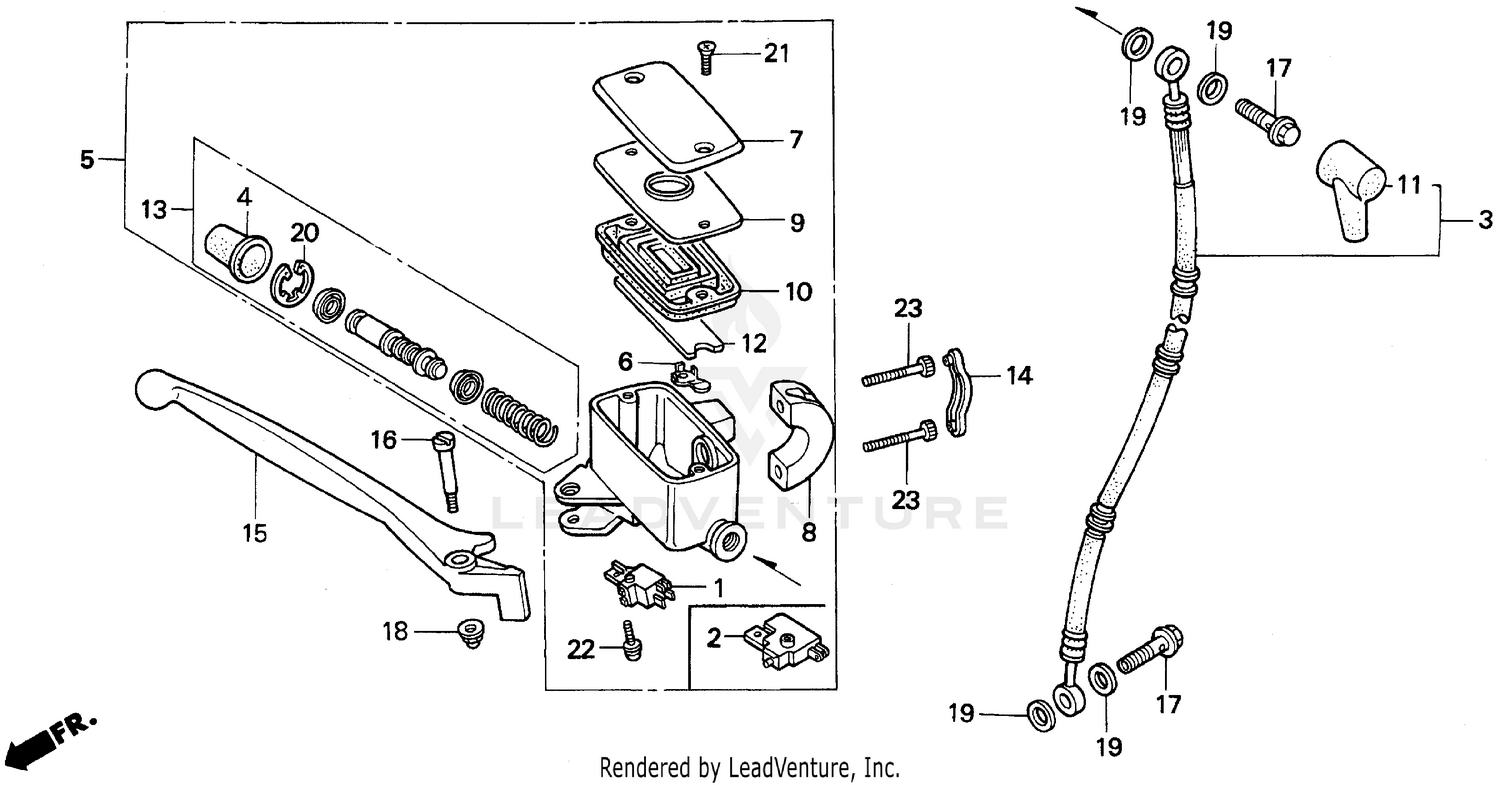 FRONT BRAKE MASTER CYLINDER