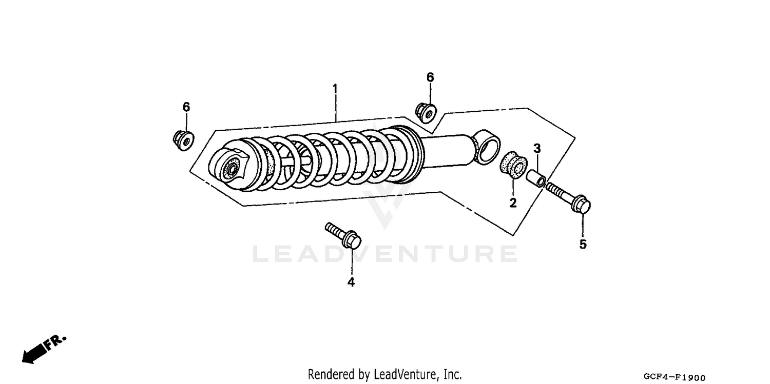REAR SHOCK ABSORBER