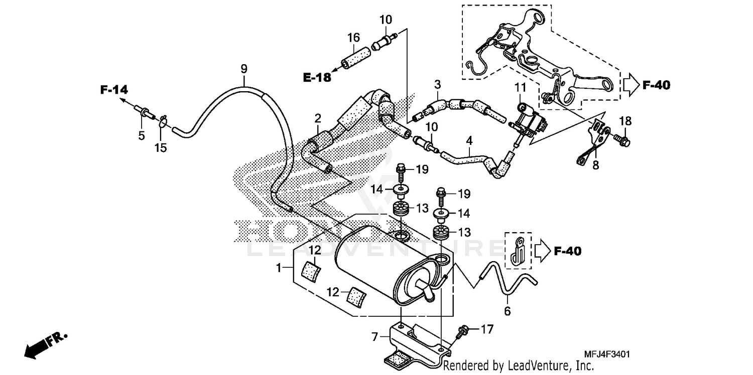 EVAP CANISTER (CBR600RA)