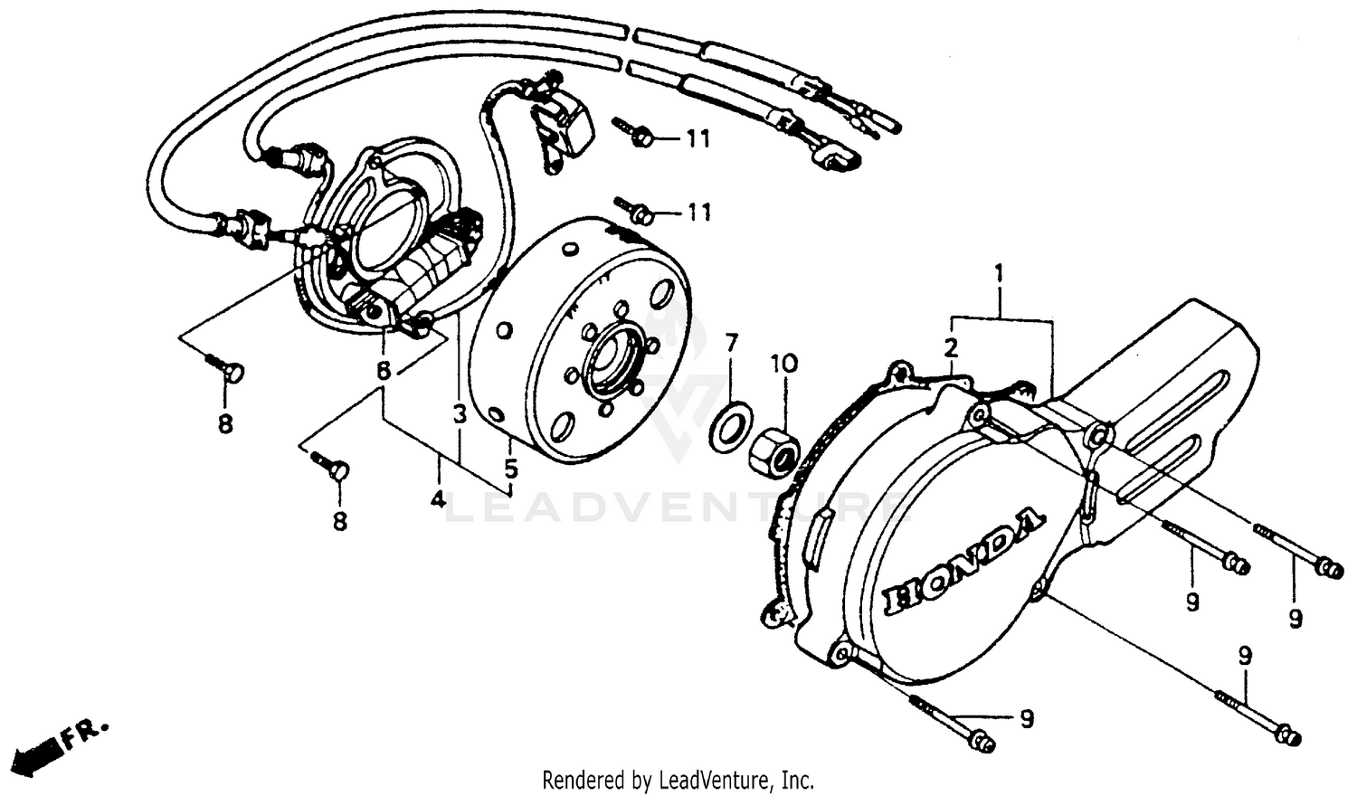 LEFT CRANKCASE COVER