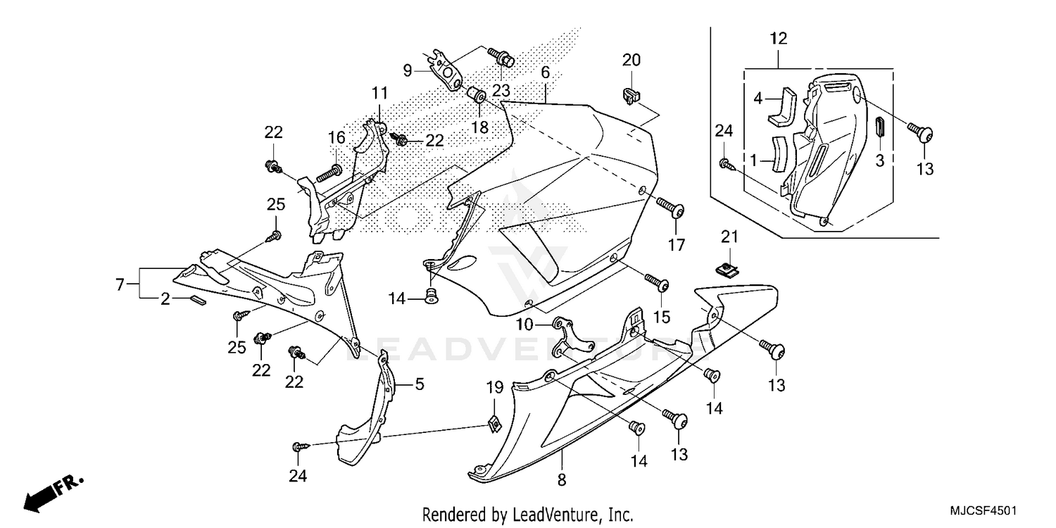 MIDDLE COWL@LOWER COWL   (L.)