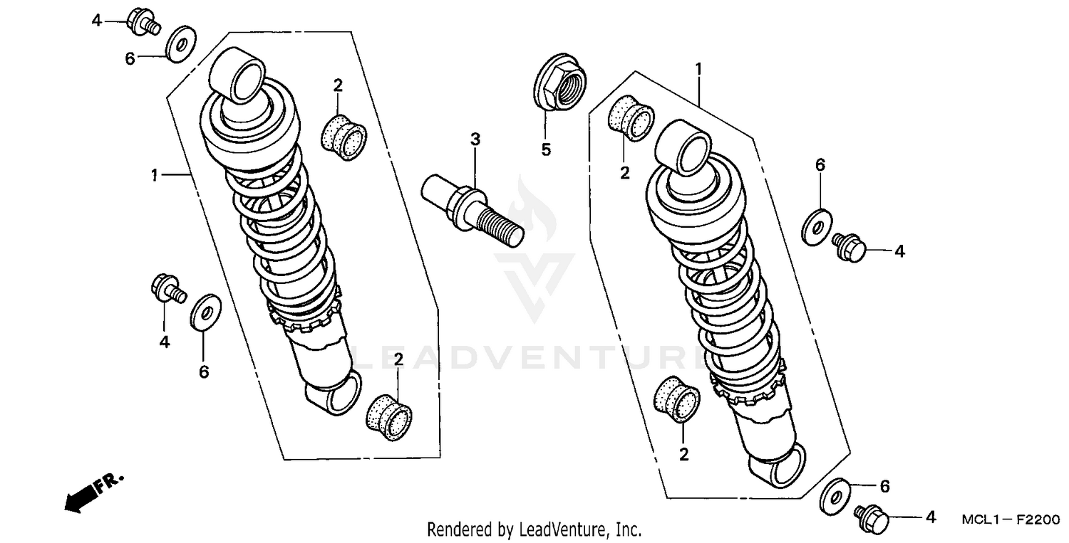 REAR SHOCK ABSORBER