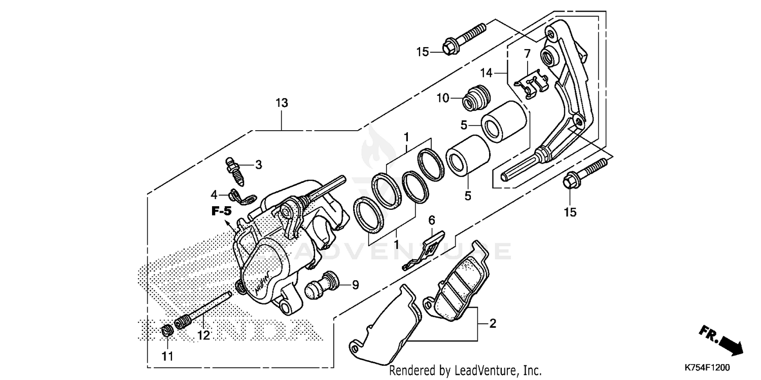 FRONT BRAKE CALIPER (1)