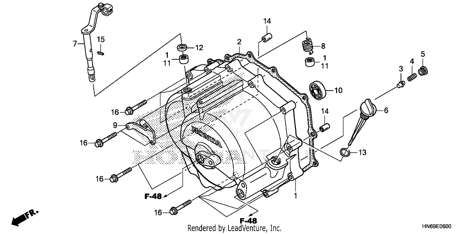 FRONT CRANKCASE COVER