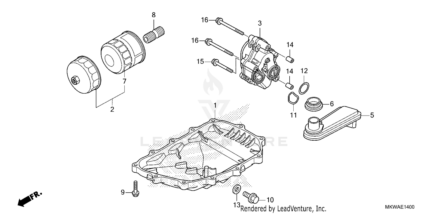 OIL PAN@OIL PUMP