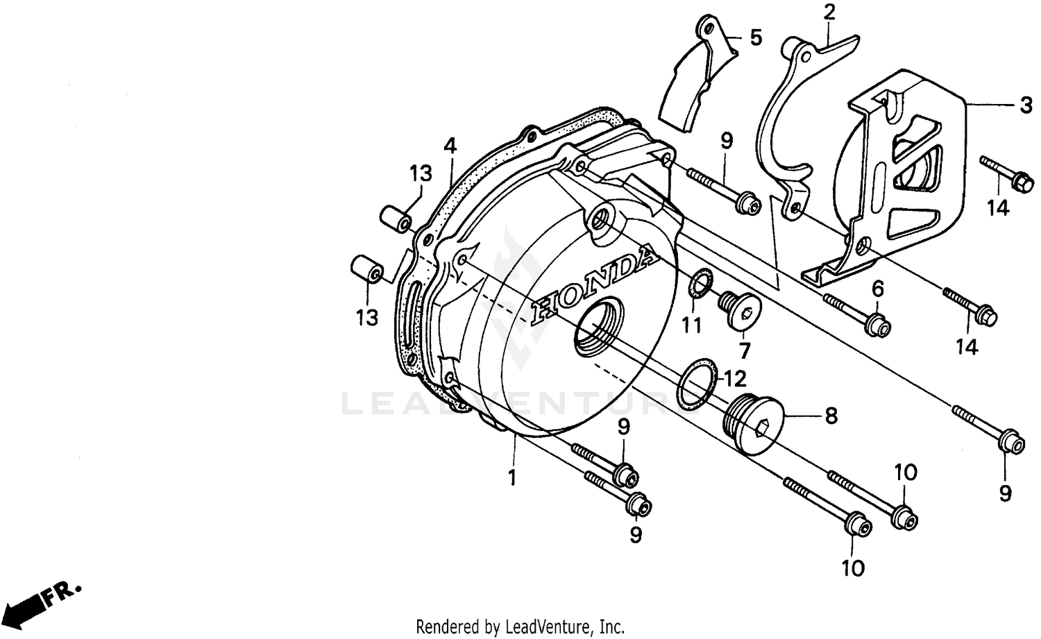 LEFT CRANKCASE COVER