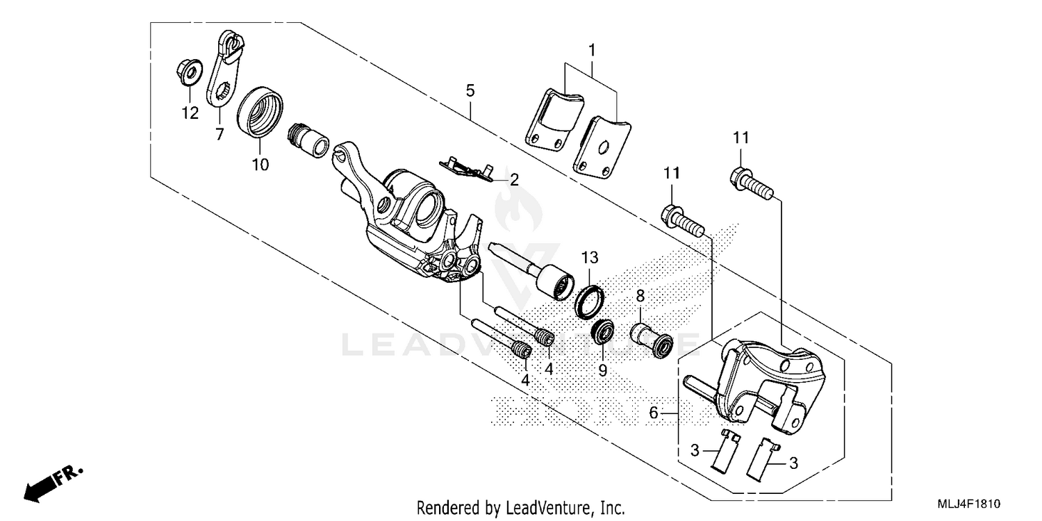 PARKING BRAKE CALIPER