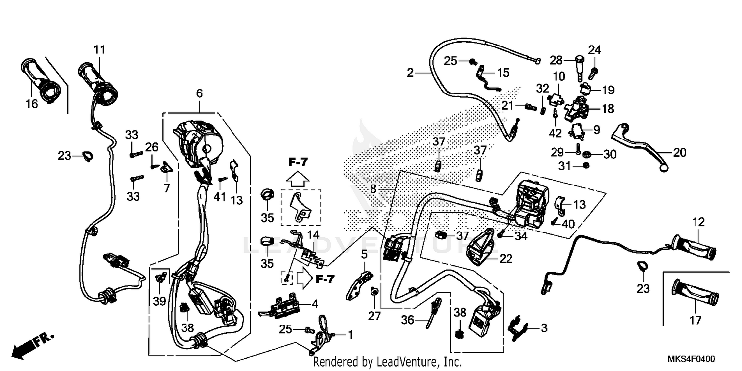 HANDLE LEVER@SWITCH@CABLE (MT)