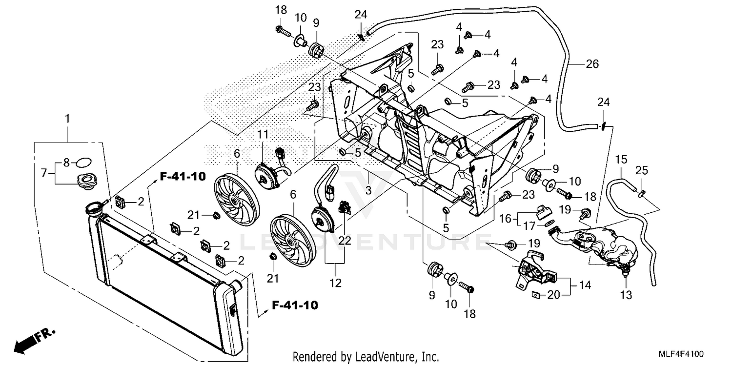 RADIATOR@RESERVE TANK