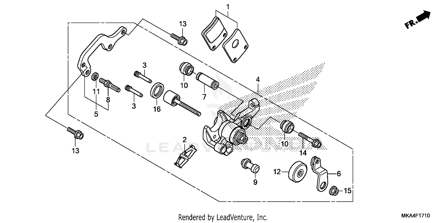 PARKING BRAKE CALIPER