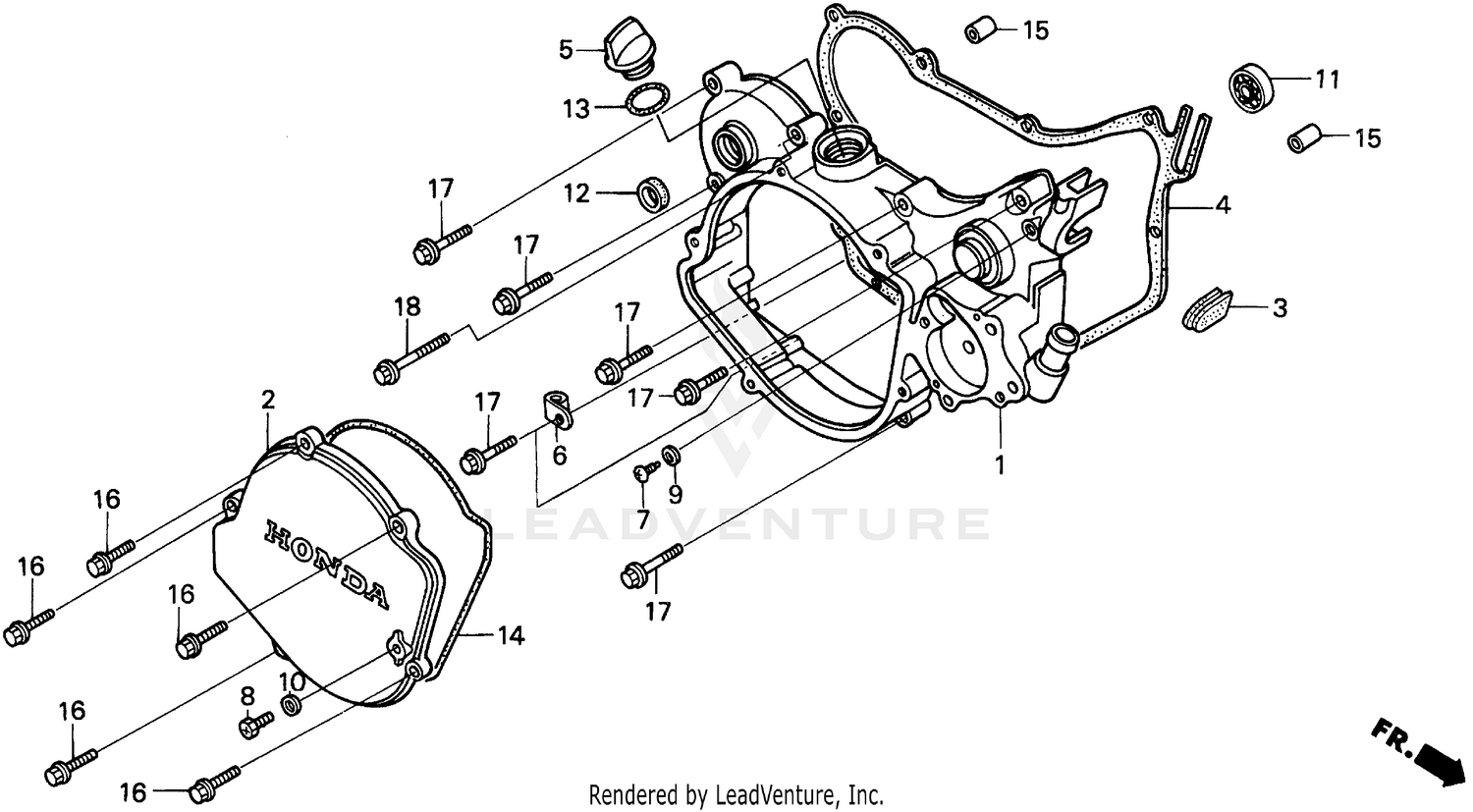RIGHT CRANKCASE COVER