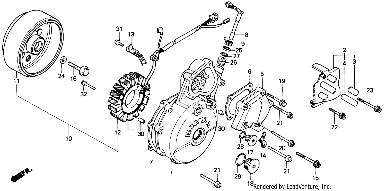 LEFT CRANKCASE COVER