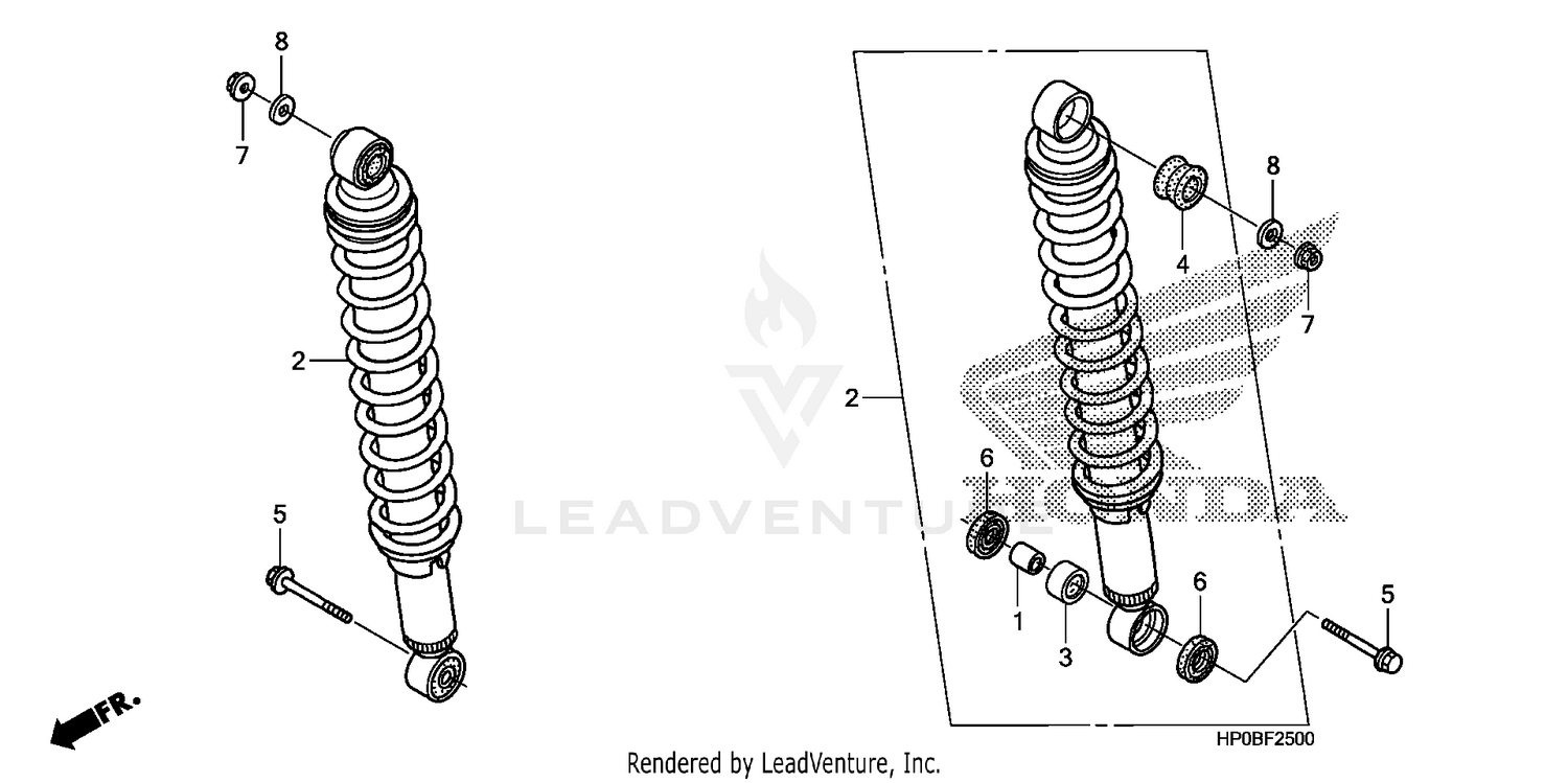 REAR SHOCK ABSORBER