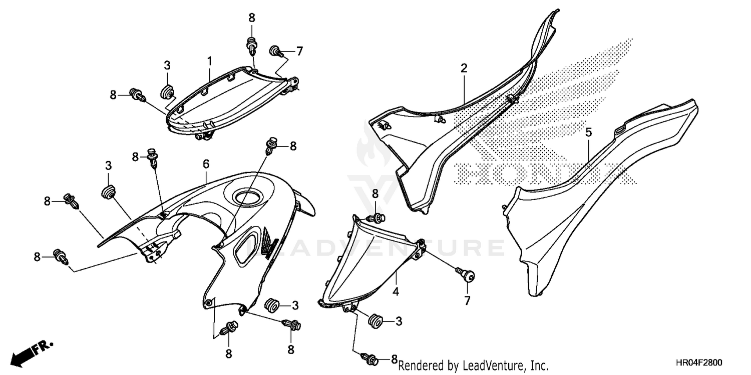 SIDE COVER@TANK COVER