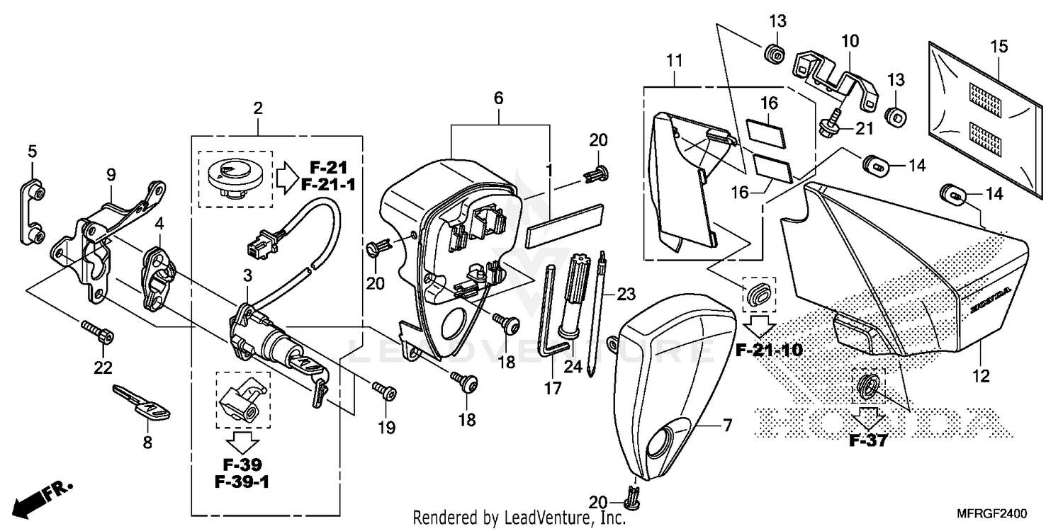 SIDE COVER@TOOLS         @COMBINATION SWITCH