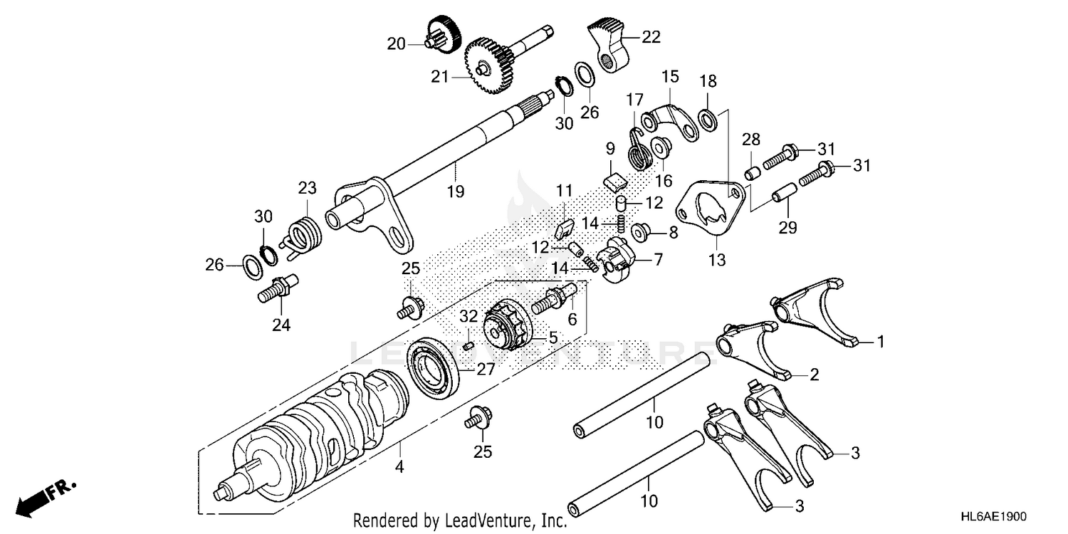 GEARSHIFT FORK           (TRANSMISSION)
