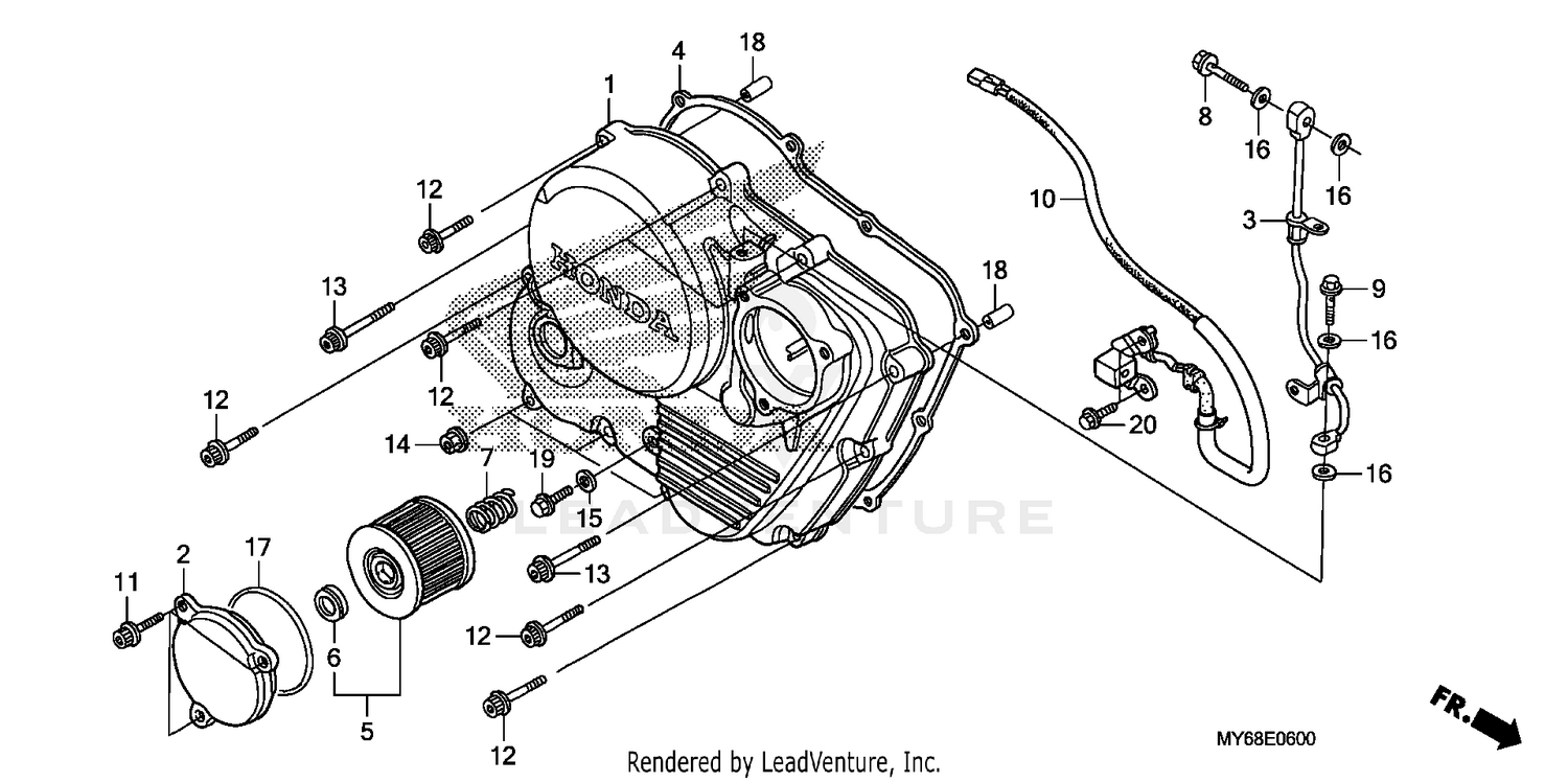 RIGHT CRANKCASE COVER