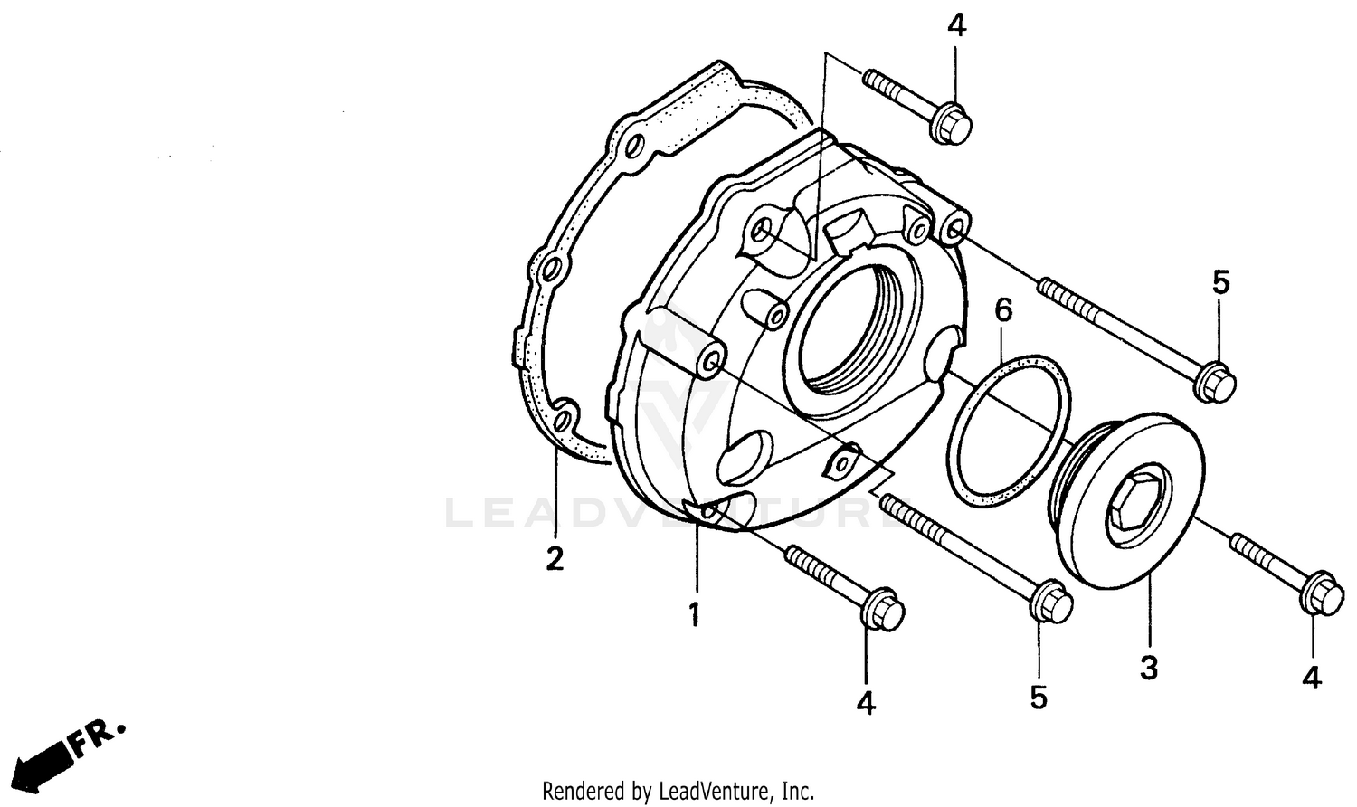 LEFT CRANKCASE COVER
