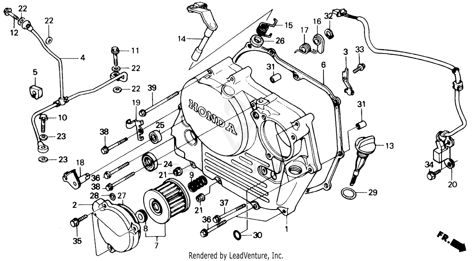RIGHT CRANKCASE COVER