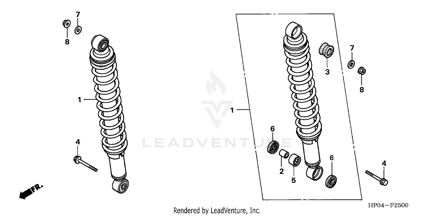 REAR SHOCK ABSORBER