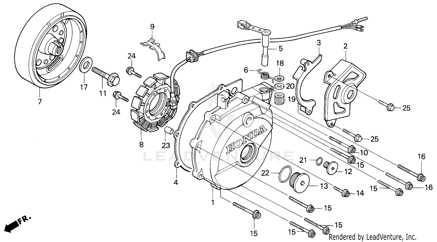 LEFT CRANKCASE COVER
