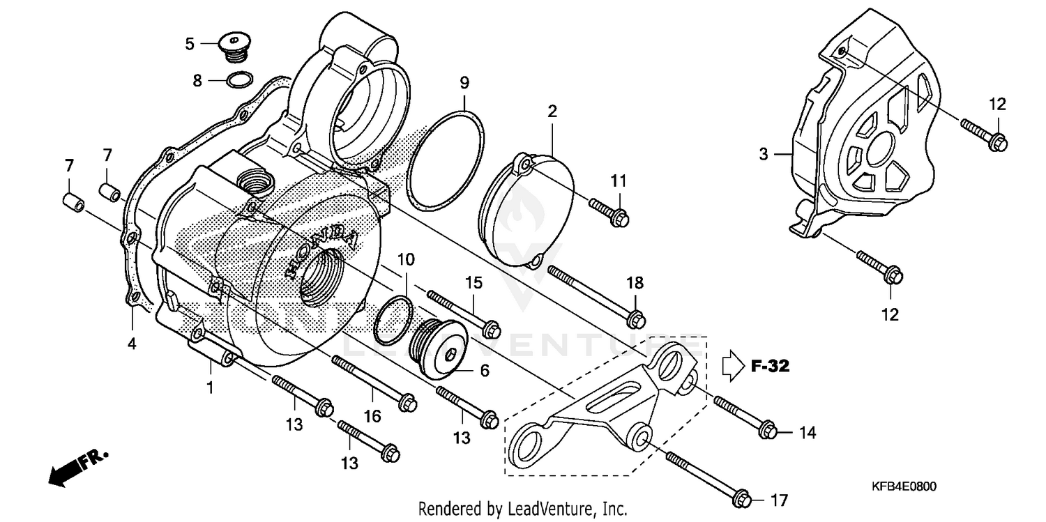 LEFT CRANKCASE COVER