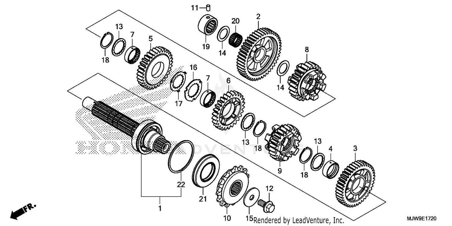 TRANSMISSION             (COUNTERSHAFT)