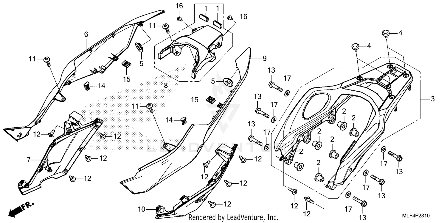 SIDE COWL@REAR CARRIER