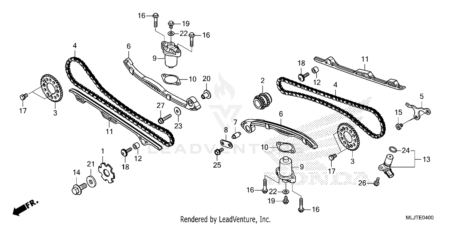 CAM CHAIN@TENSIONER