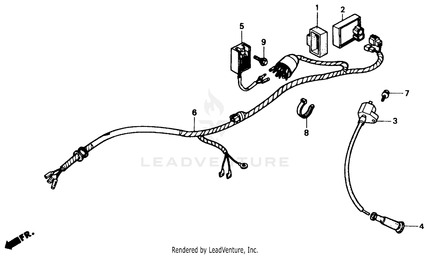 WIRE HARNESS 88-92