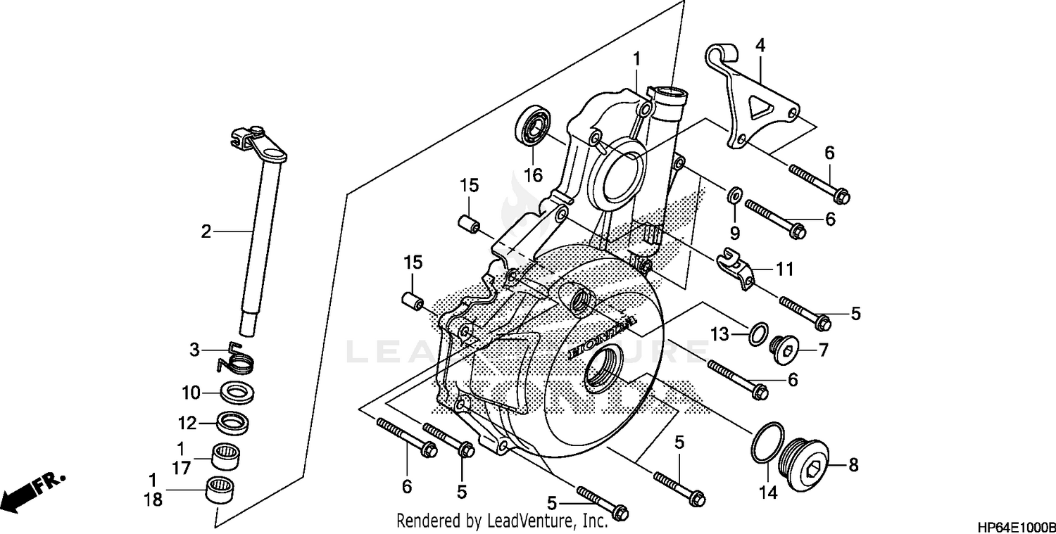 LEFT CRANKCASE COVER