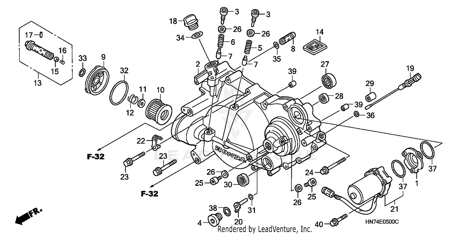 FRONT CRANKCASE COVER