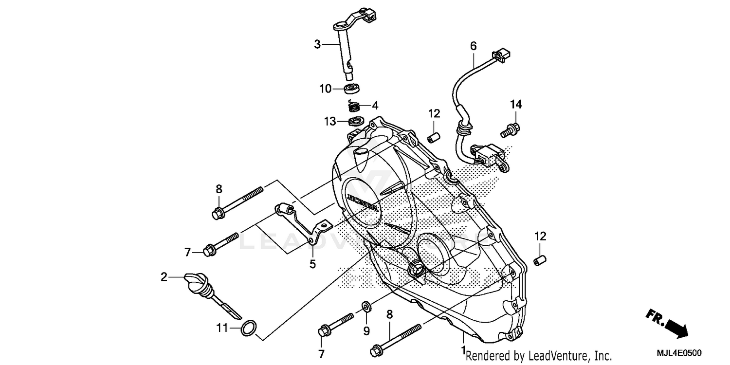 RIGHT CRANKCASE COVER (1)