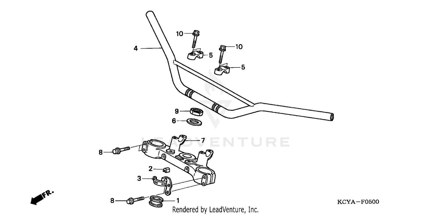 HANDLEBAR + TOP BRIDGE