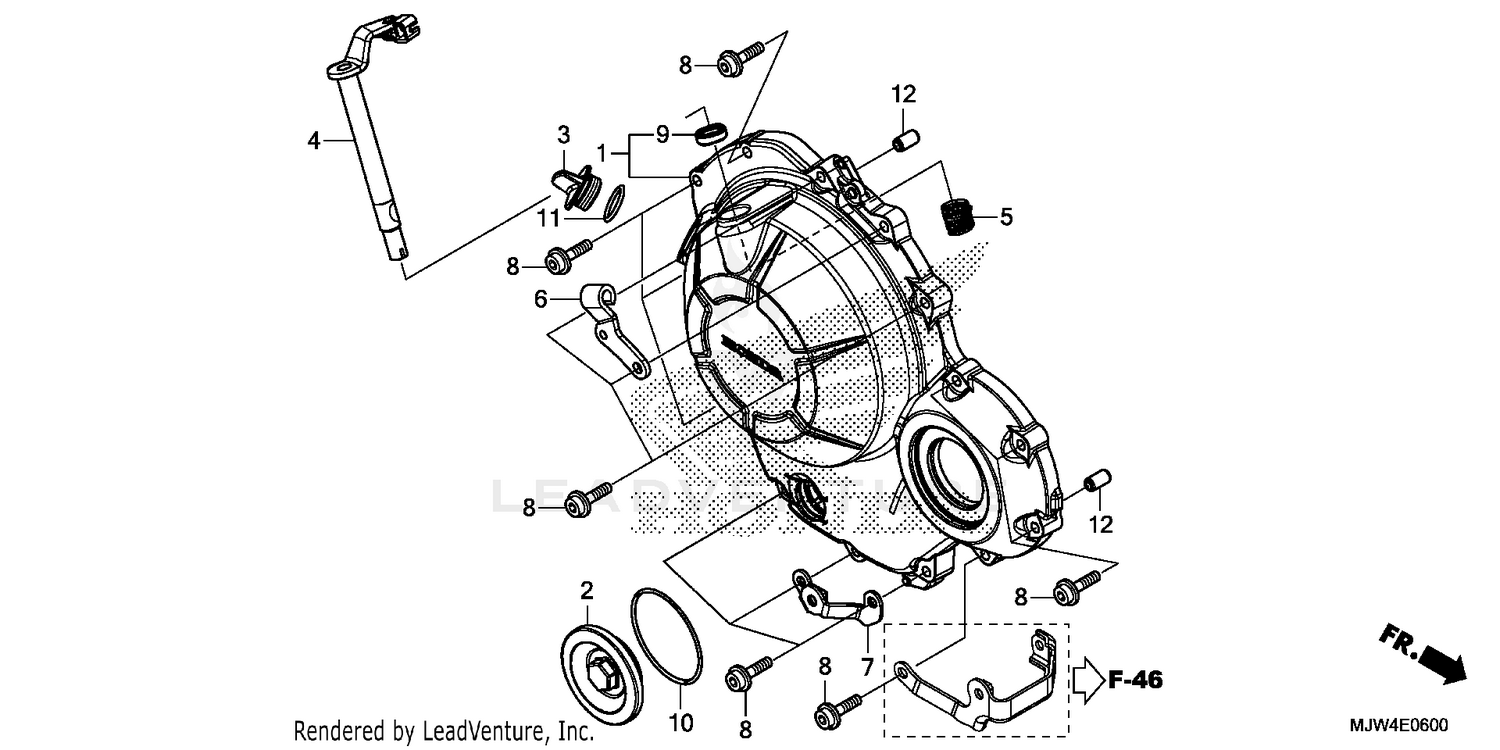 RIGHT CRANKCASE COVER