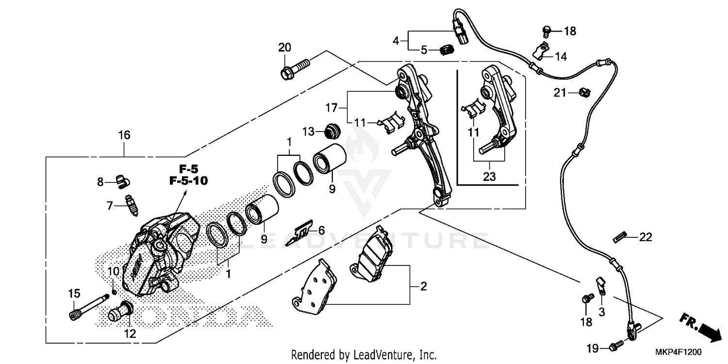 FRONT BRAKE CALIPER (1)