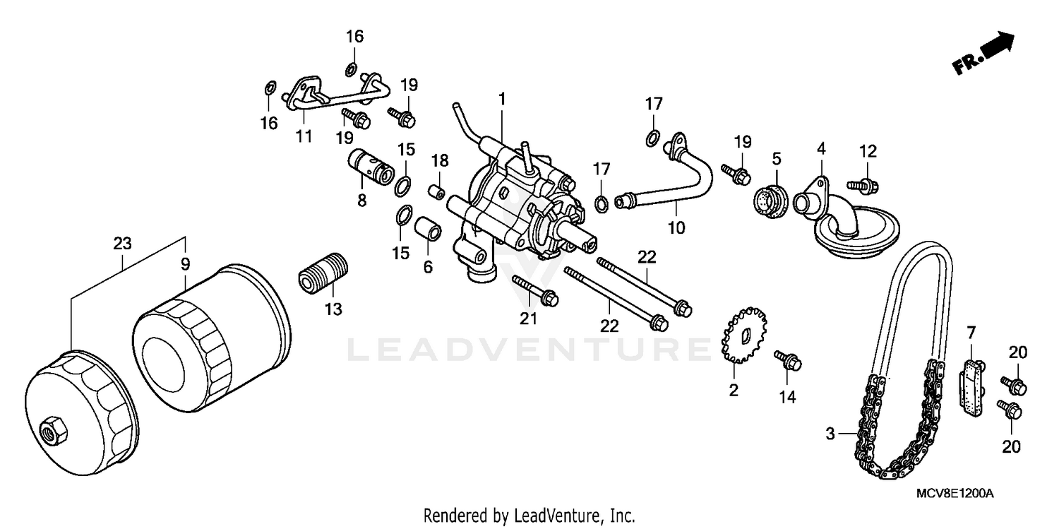 OIL FILTER + OIL PUMP