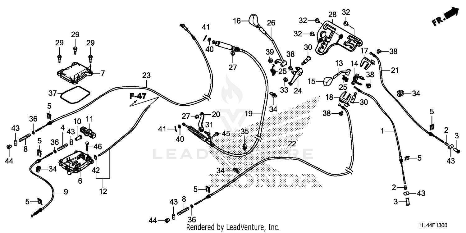 SHIFT LEVER@SELECT LEVER
