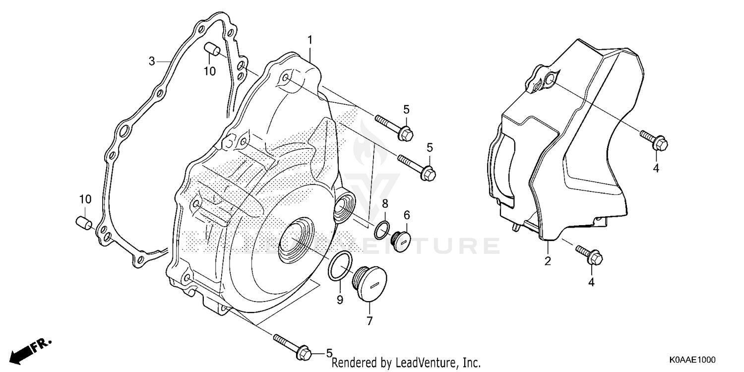 LEFT CRANKCASE COVER