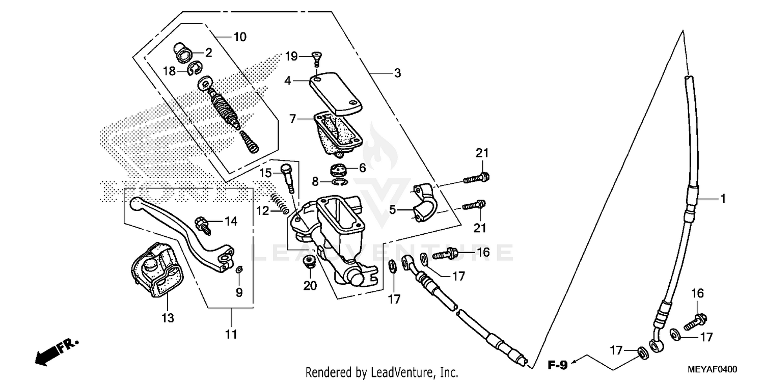 FRONT BRAKE MASTER CYLINDER