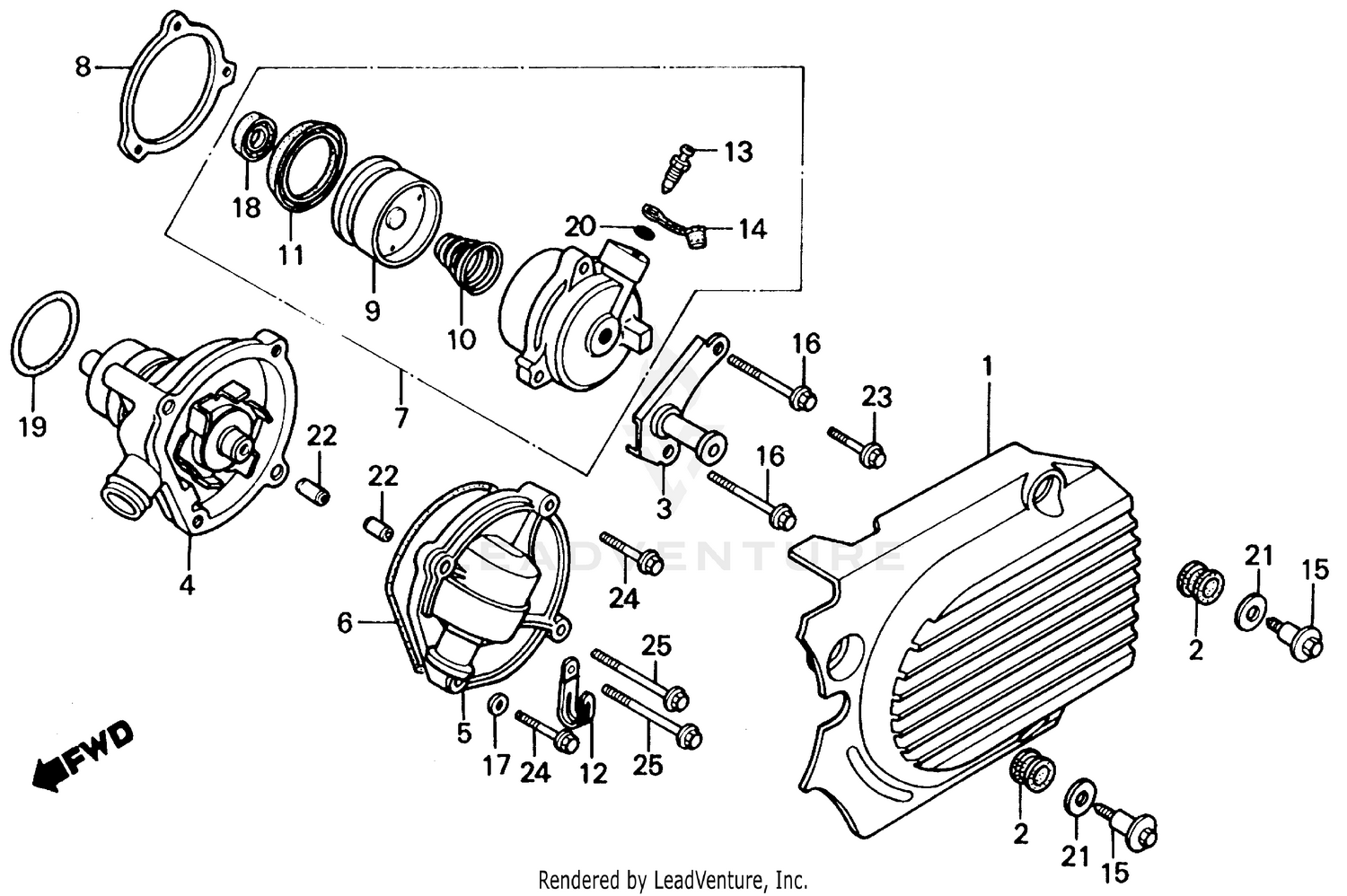 LEFT CRANKCASE COVER