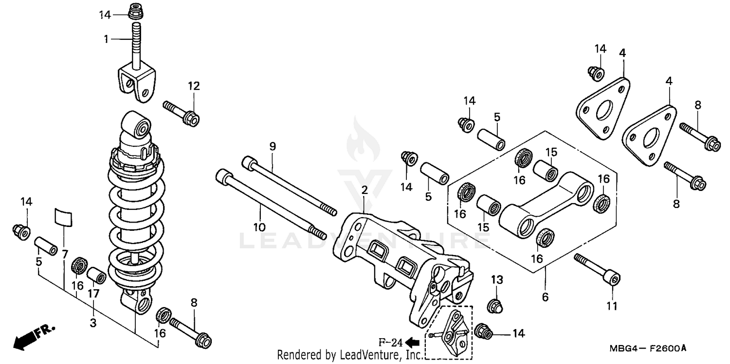 REAR SHOCK ABSORBER